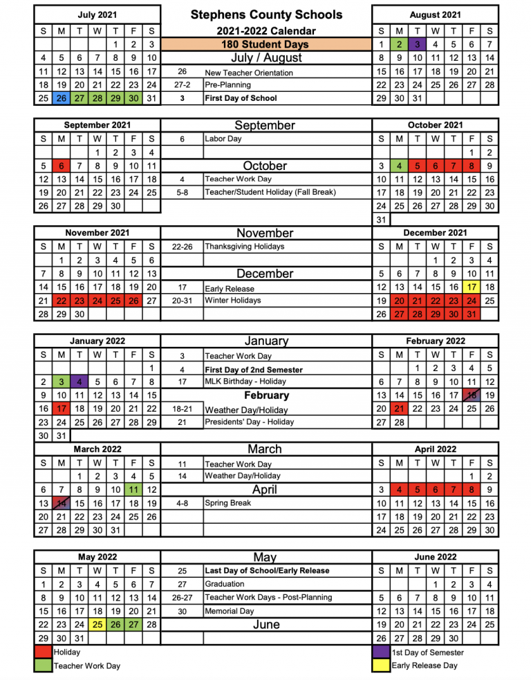 SCBOE approves 2021-2022 School Calendar - WNEG