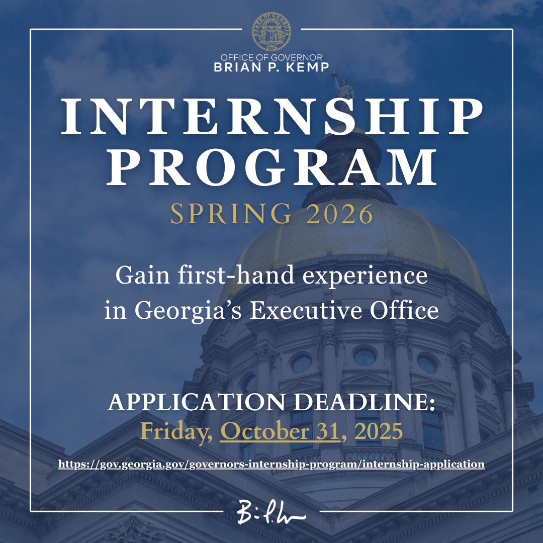 Governor Program Internship Program in Georgia Governor’s Office - WNEG