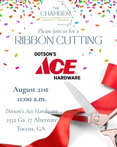 Chamber to cut Ribbon at Dotson's Ace Hardware on Friday, Aug. 21st